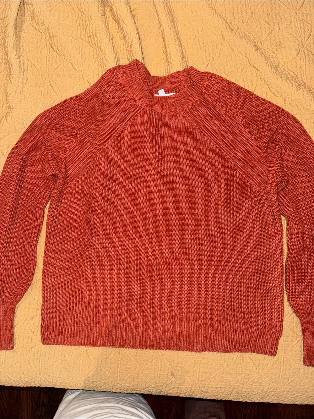Jessica Simpson Rust Orange Crewneck Sweater